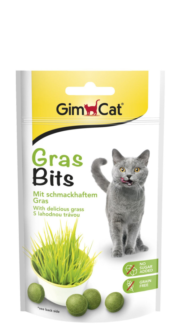 GimCat GrasBits Grass Cubes for Cats 40g